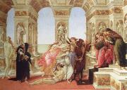 Sandro Botticelli calumny of apelles oil painting artist